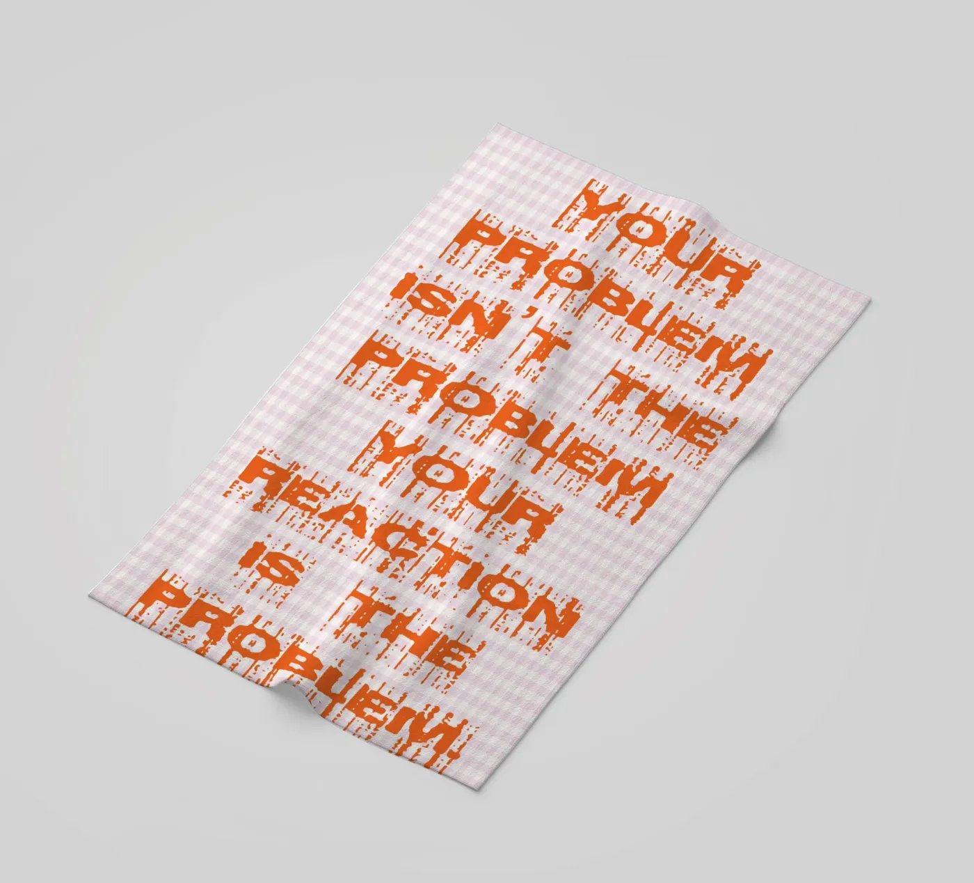 your problem isnt your problem strandhanddoek van genzaa