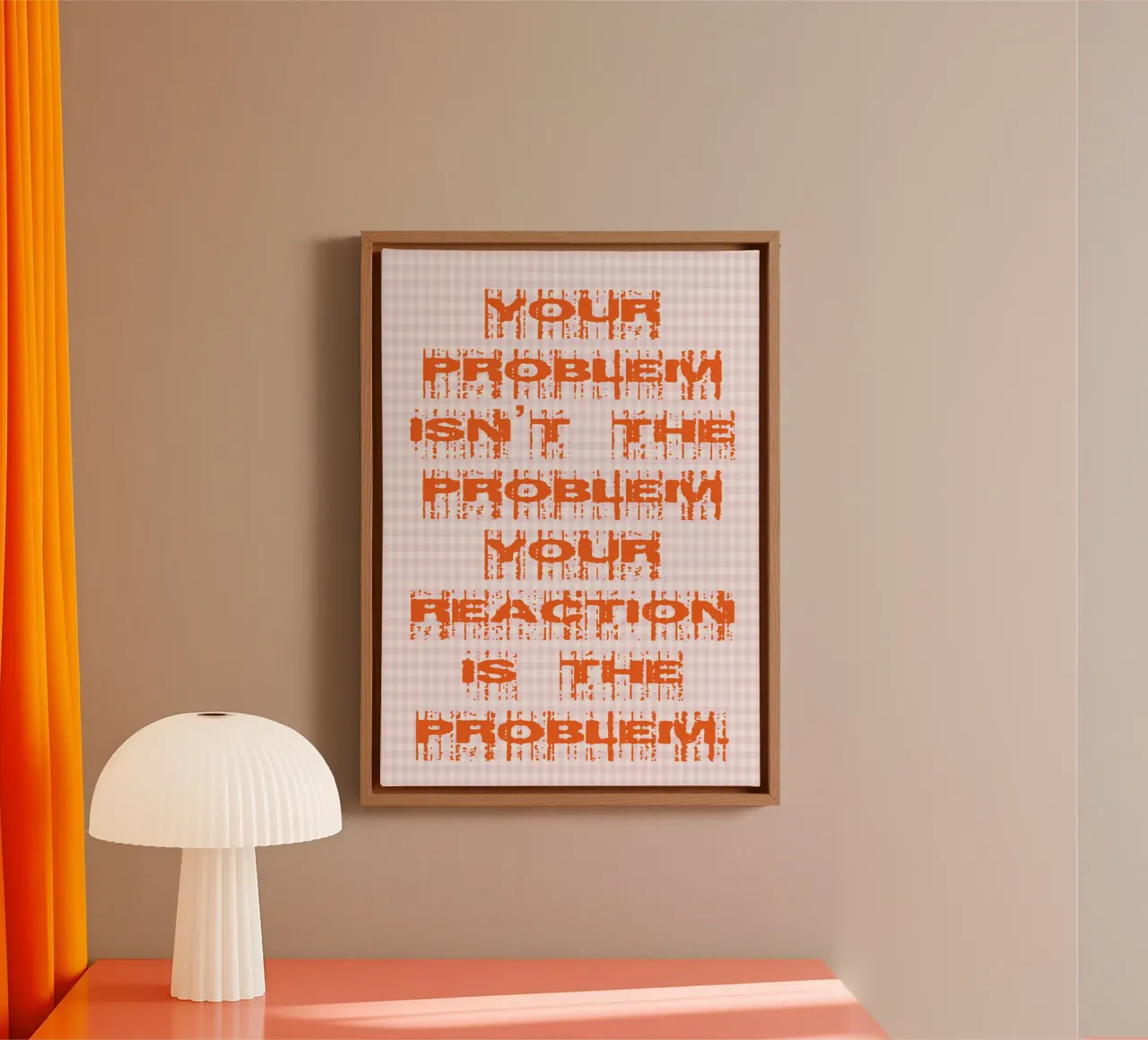 il tuo problema non è il tuo problema tela da genzaa