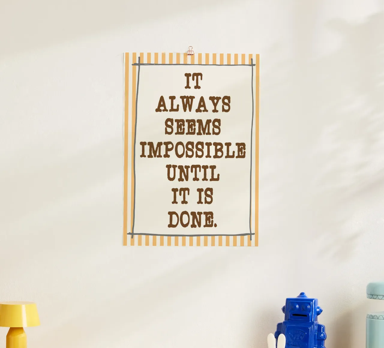 Until it is done poster by genzaa