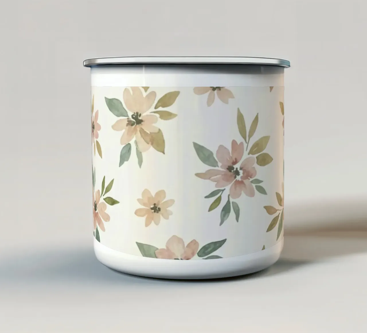 Soft Meadow Blooms tazza in smalto da AzStore11