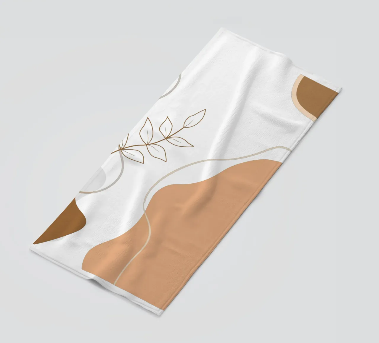 Belle foglie minimaliste telo mare da YSV MINIMALIST