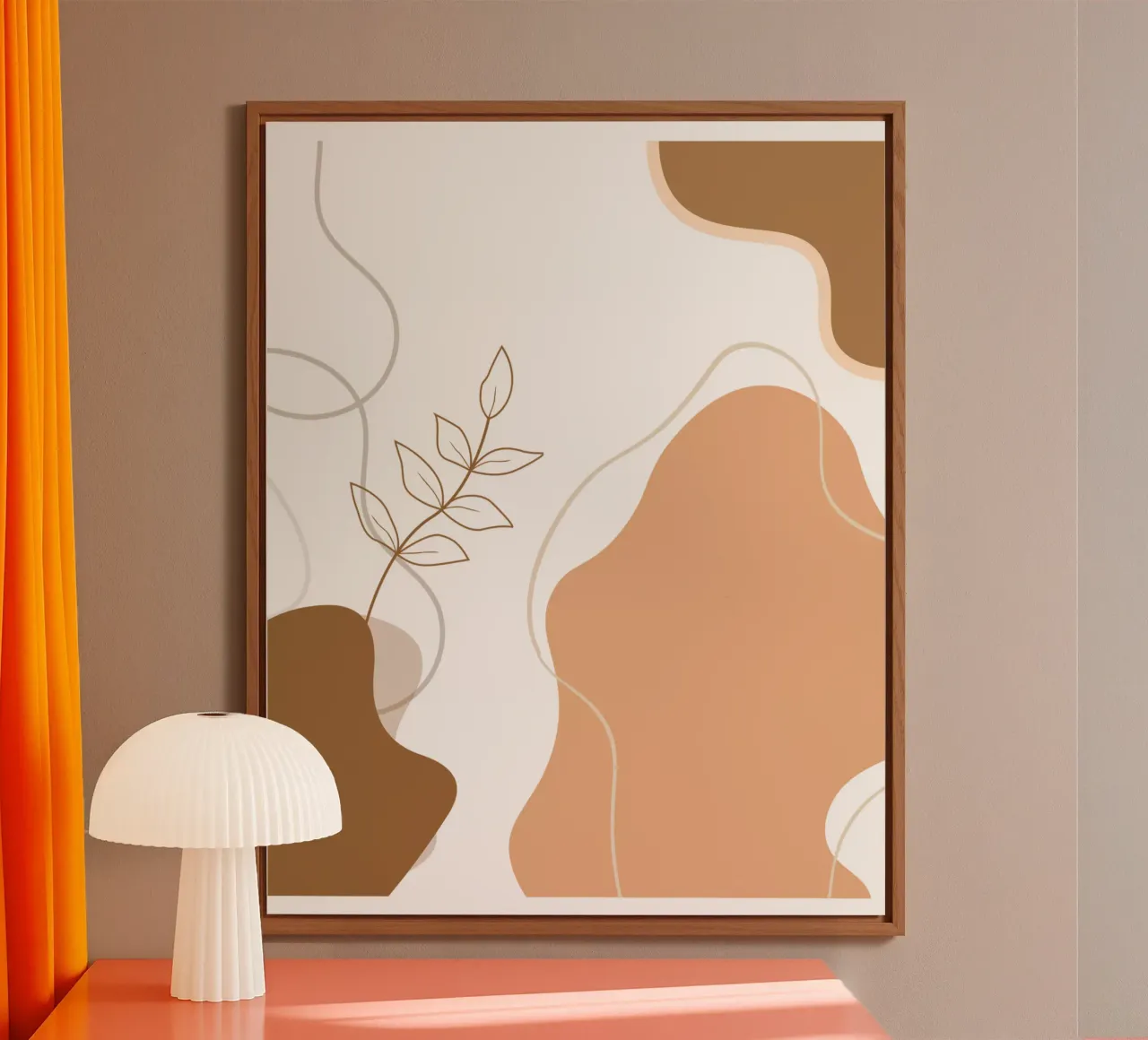 Belle foglie minimaliste alluminio dibond da YSV MINIMALIST