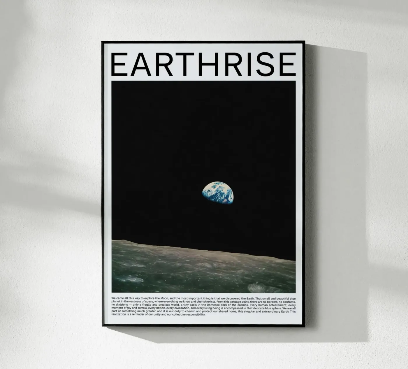 Earthrise plexiglass da aaron Shop