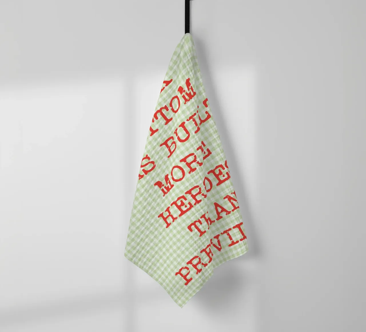 rock bottom has built more heroes than previlege tea towel by genzaa