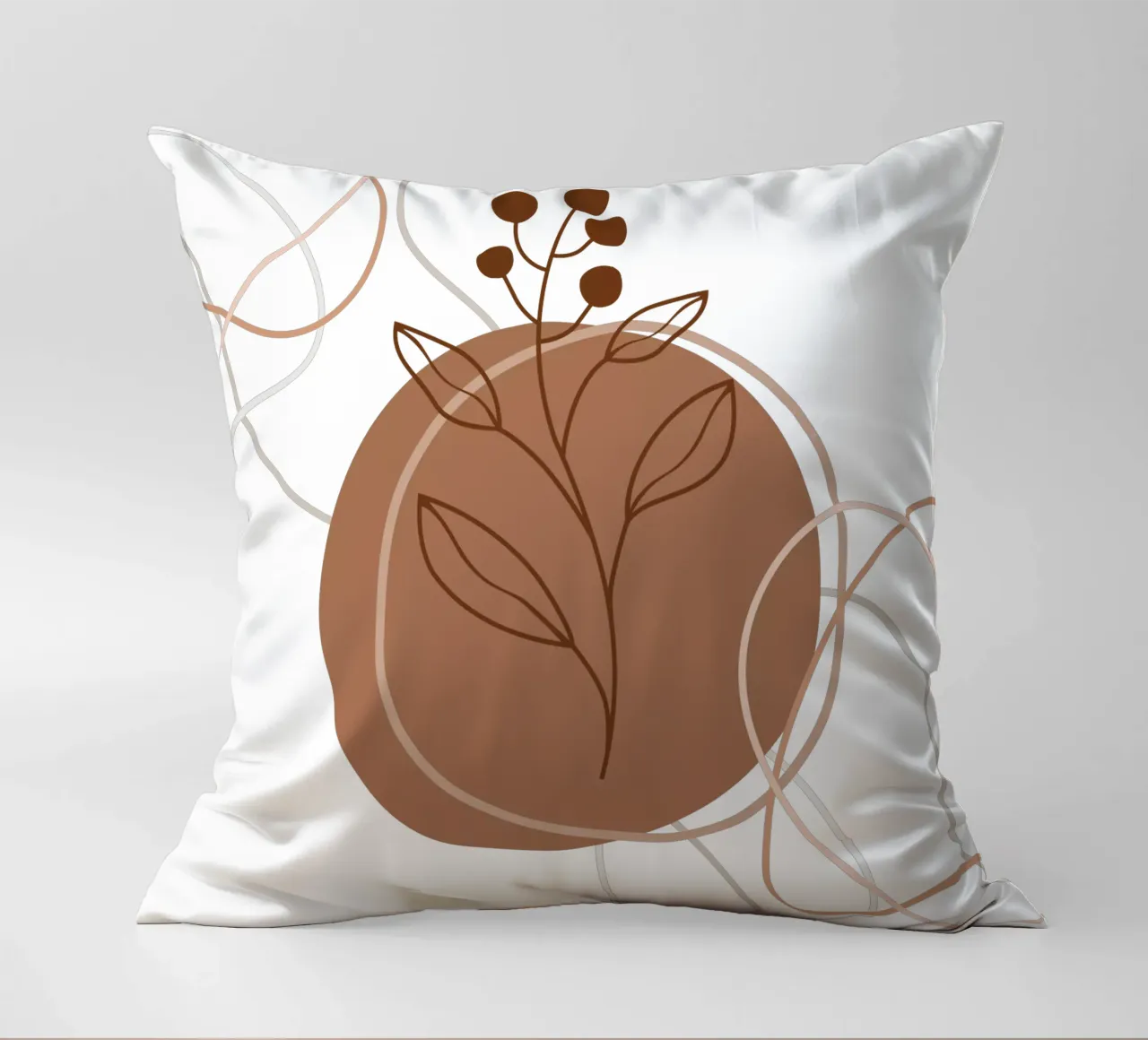 Fiori e foglie minimalisti cuscino da YSV MINIMALIST