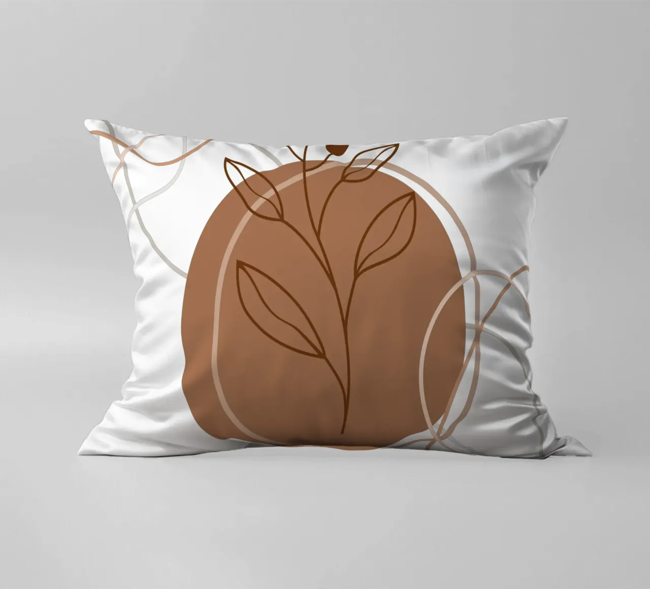 Fiori e foglie minimalisti cuscino da YSV MINIMALIST