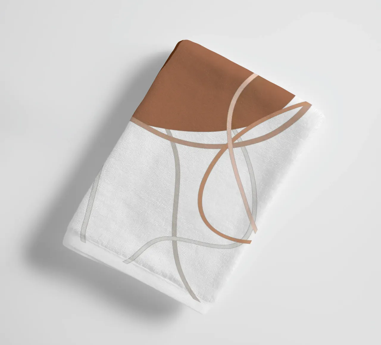Fiori e foglie minimalisti asciugamano da bagno da YSV MINIMALIST