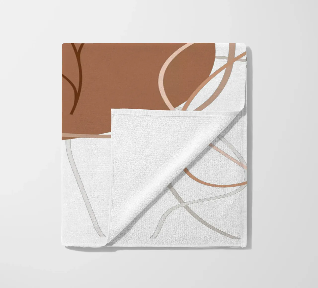 Fiori e foglie minimalisti telo mare da YSV MINIMALIST