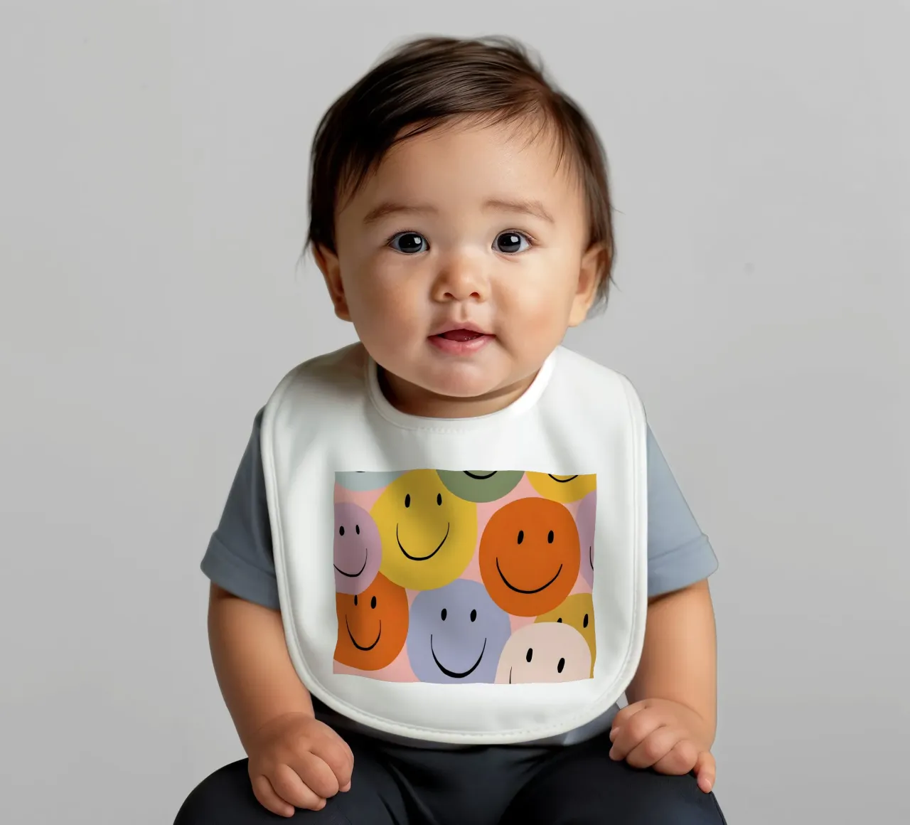 Smiles on Repeat bavaglino da Vibrant Berry Studio