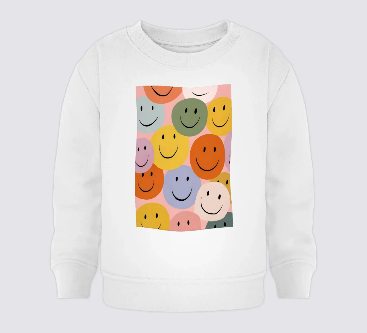 Smiles on Repeat felpa neonato da Vibrant Berry Studio