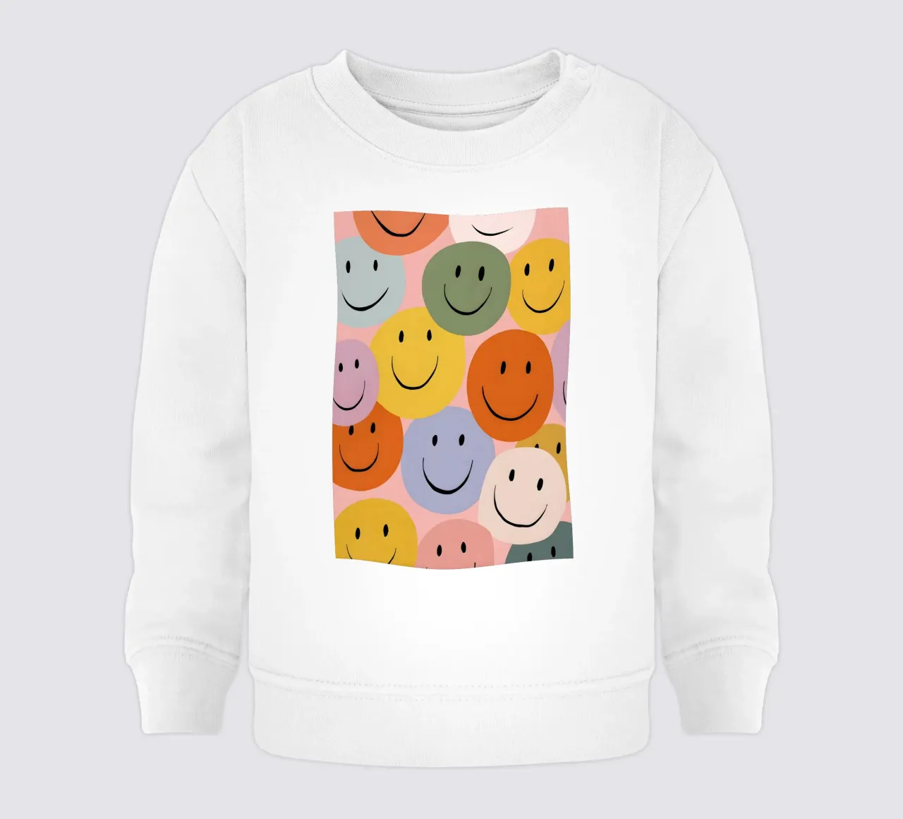 Smiles on Repeat felpa neonato da Vibrant Berry Studio