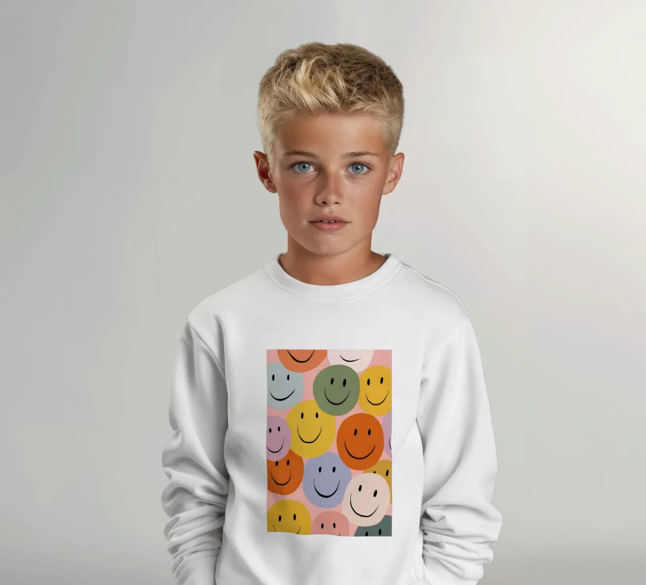 Smiles on Repeat felpa bambino da Vibrant Berry Studio