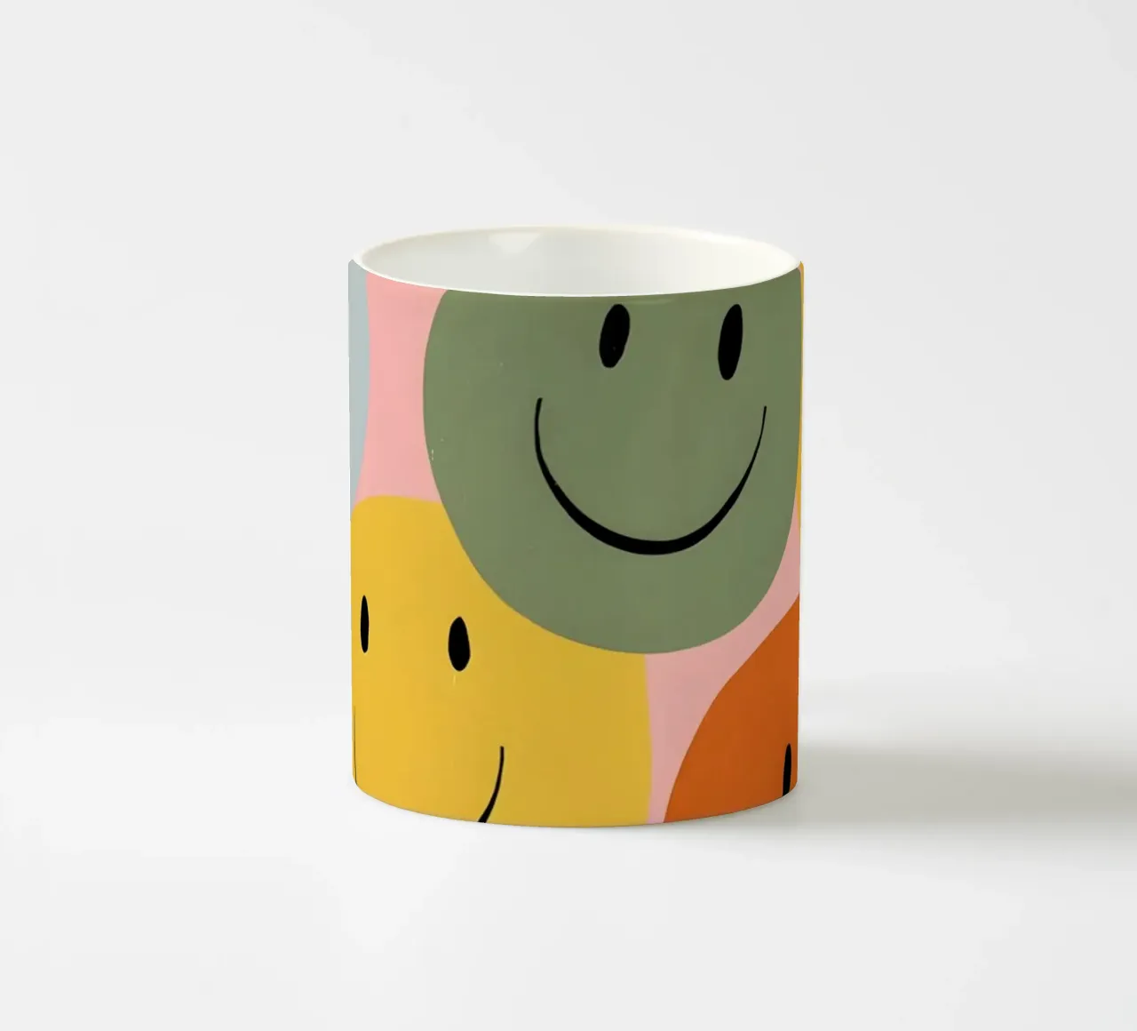 Smiles on Repeat tazza in ceramica da Vibrant Berry Studio