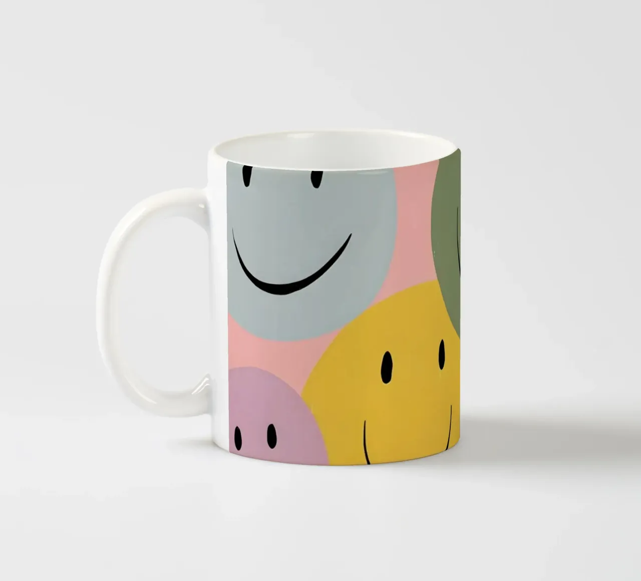 Smiles on Repeat tazza in ceramica da Vibrant Berry Studio