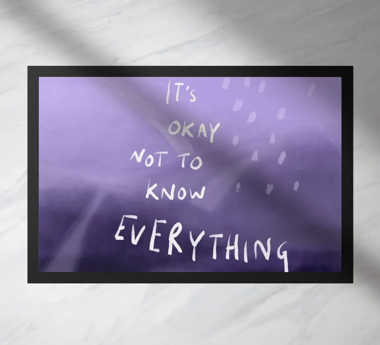 It’s okay not to know everything yet zerbino da Patruschka Paints