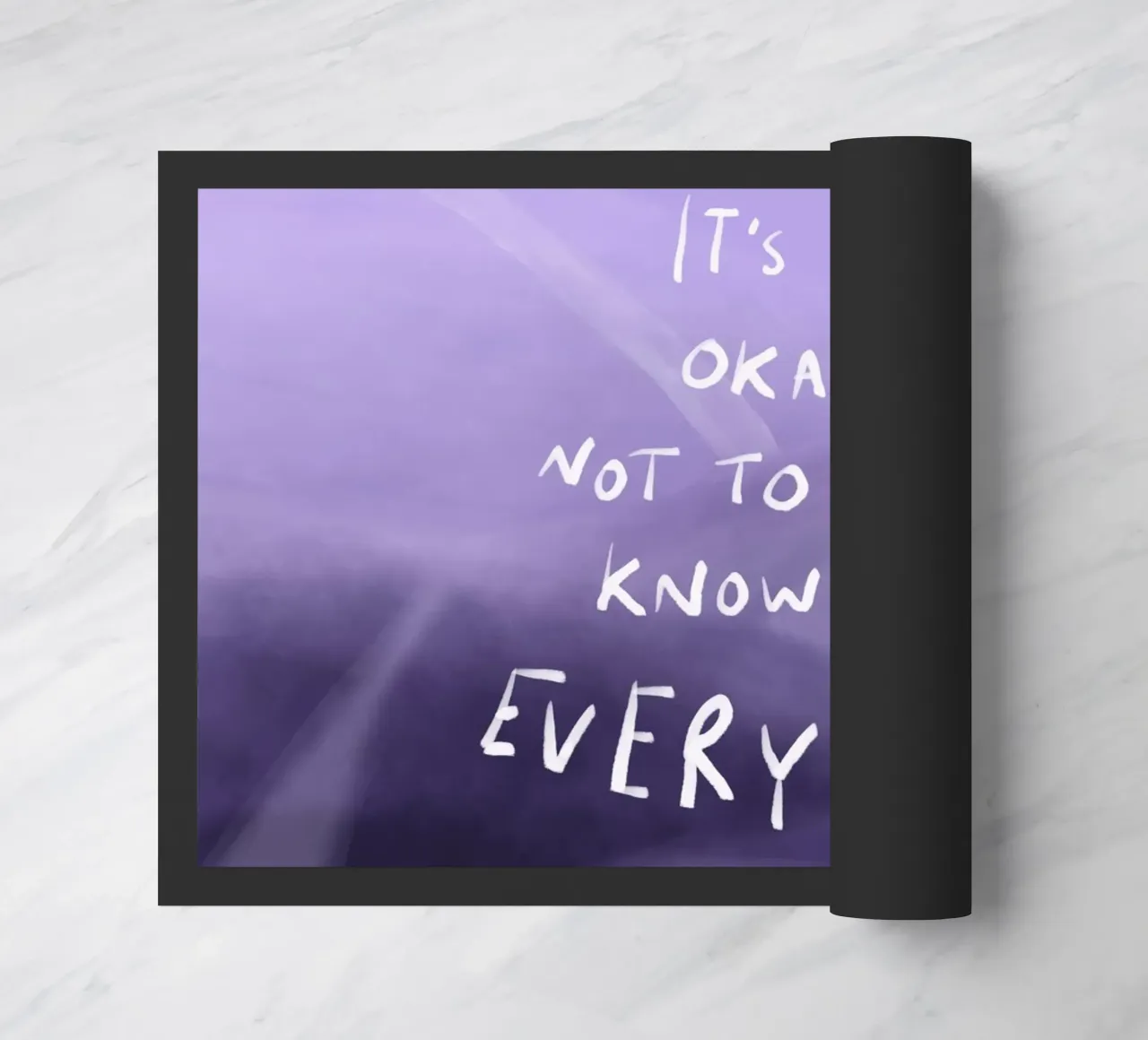 It’s okay not to know everything yet zerbino da Patruschka Paints
