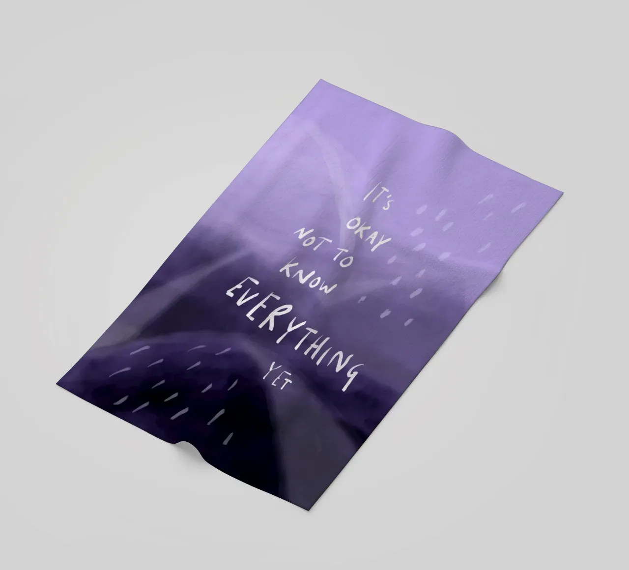 It’s okay not to know everything yet telo mare da Patruschka Paints