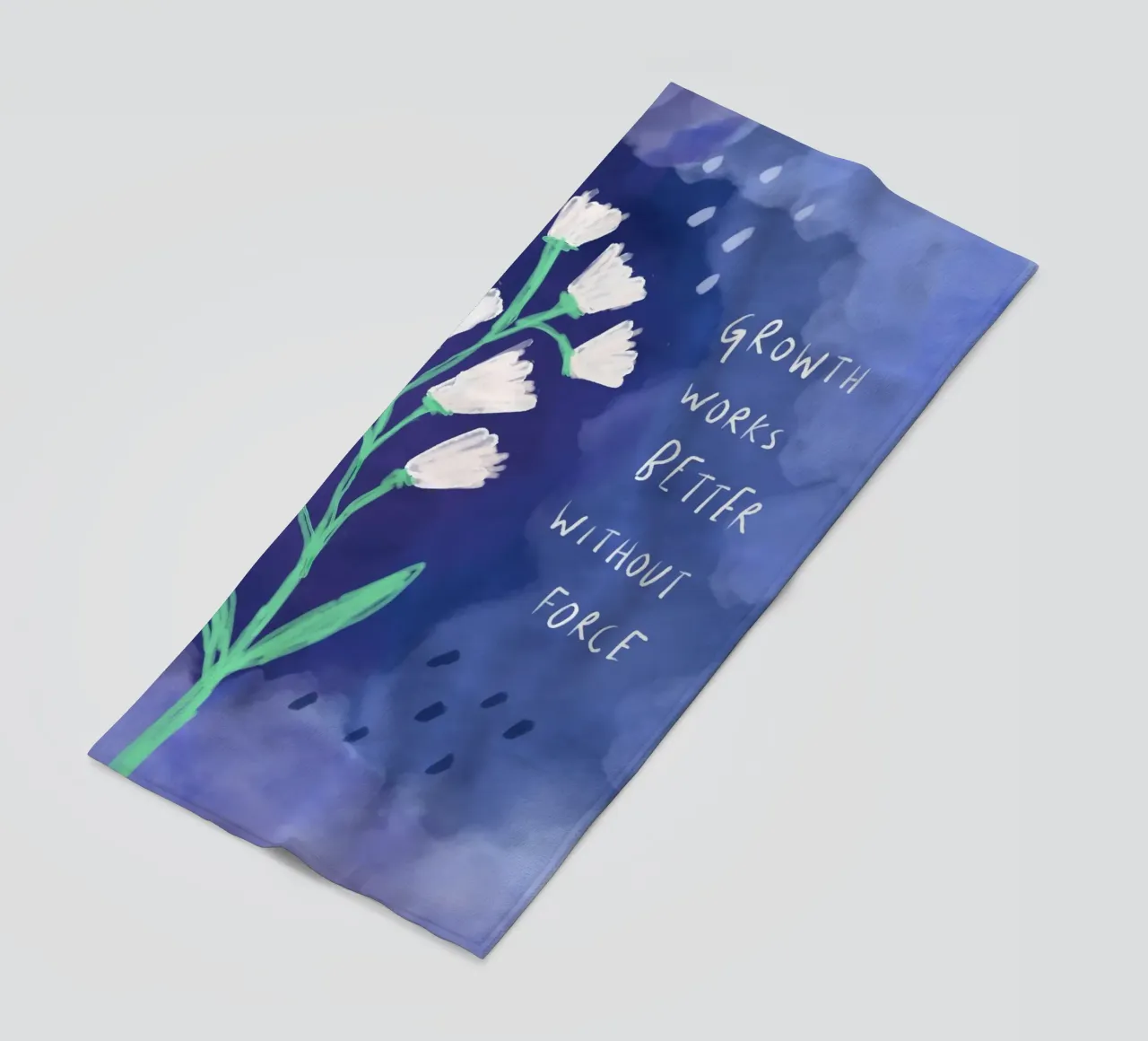 Growth works better without force telo mare da Patruschka Paints