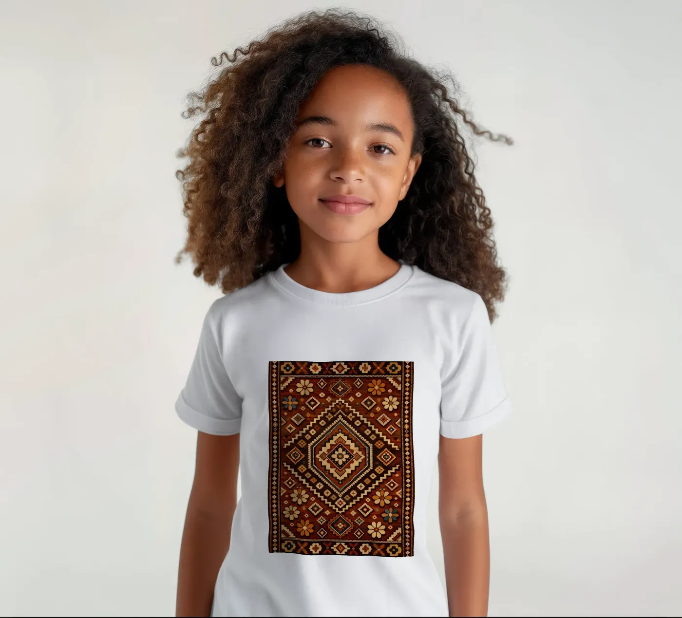 Nomadic Bloom t-shirt bambini da Persian Pattern Haus