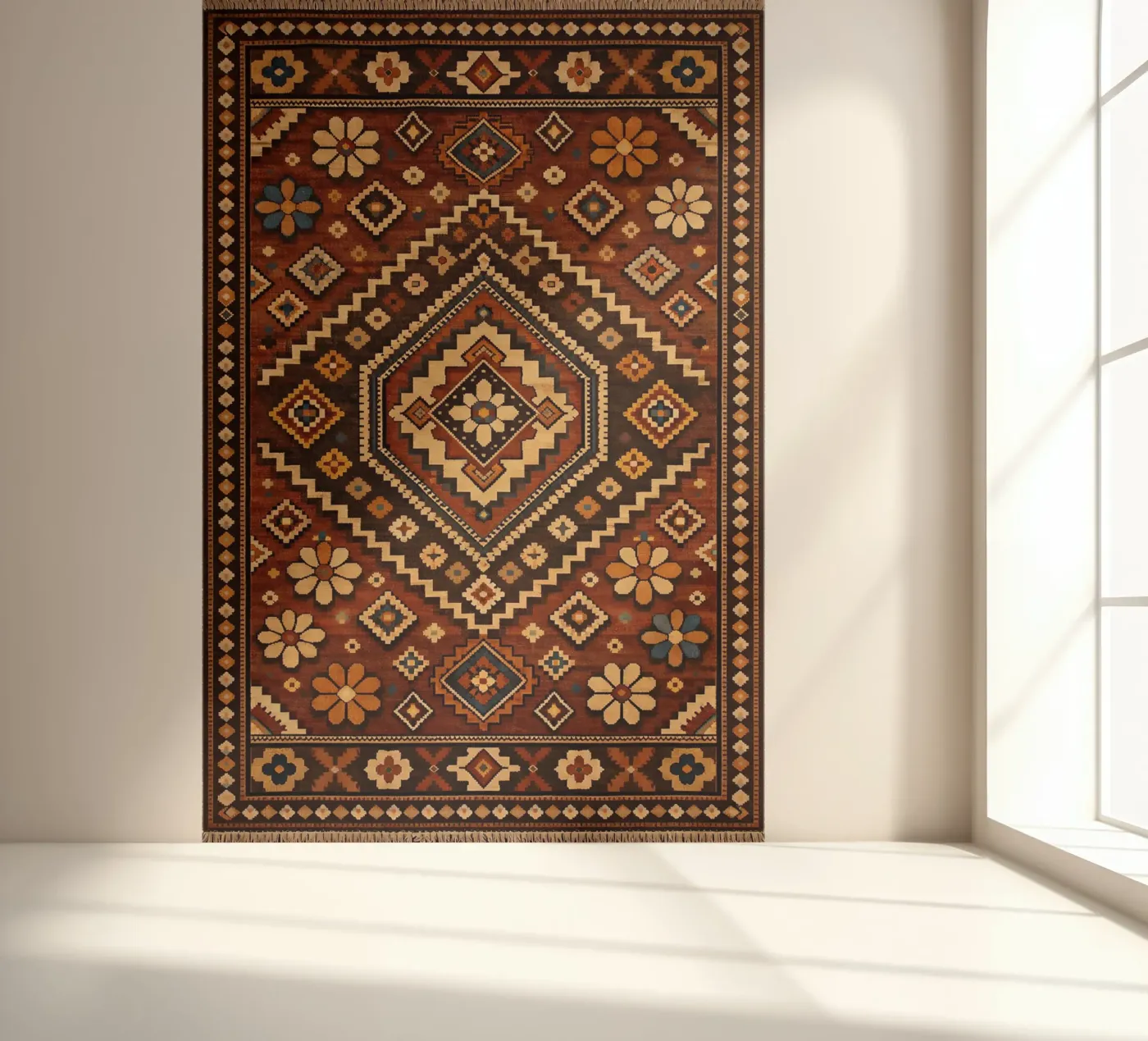 Nomadic Bloom fotobehang van Persian Pattern Haus