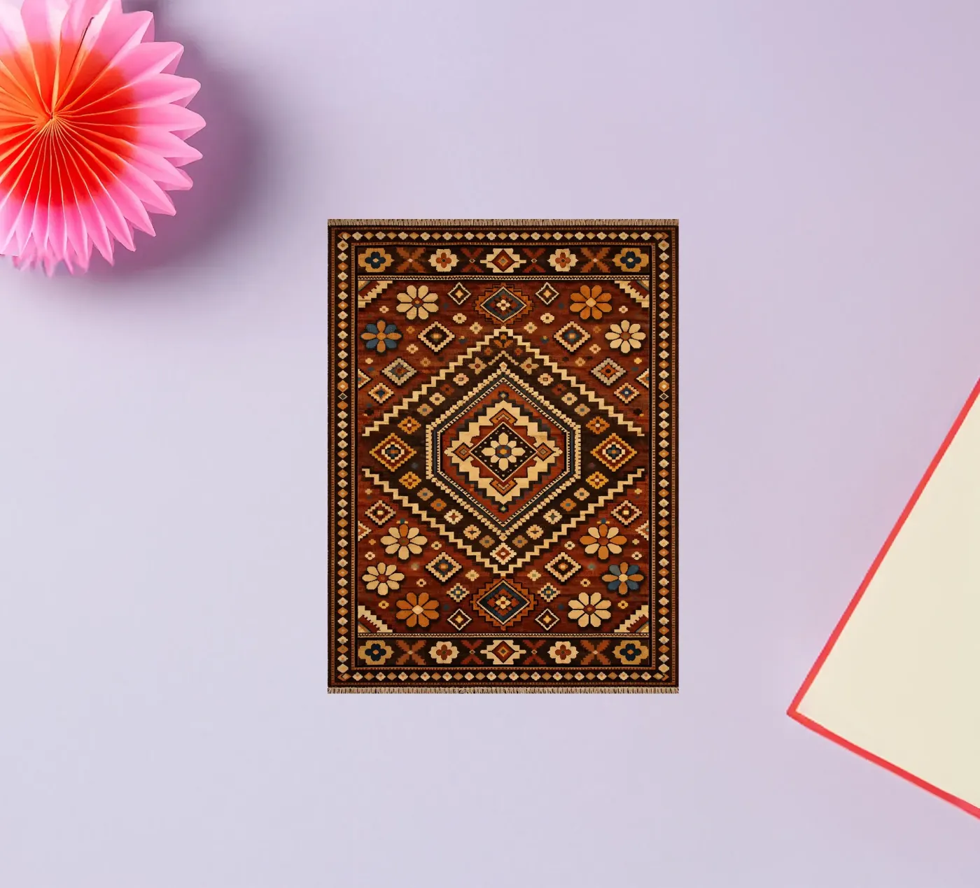 Nomadic Bloom sticker by Persian Pattern Haus