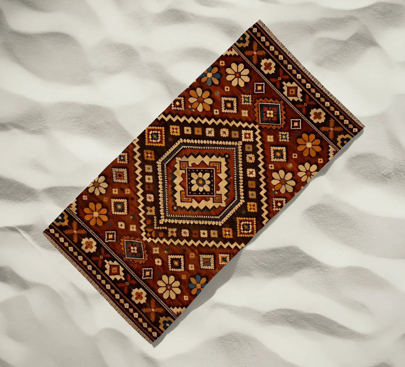 Fioritura nomade telo mare da Persian Pattern Haus