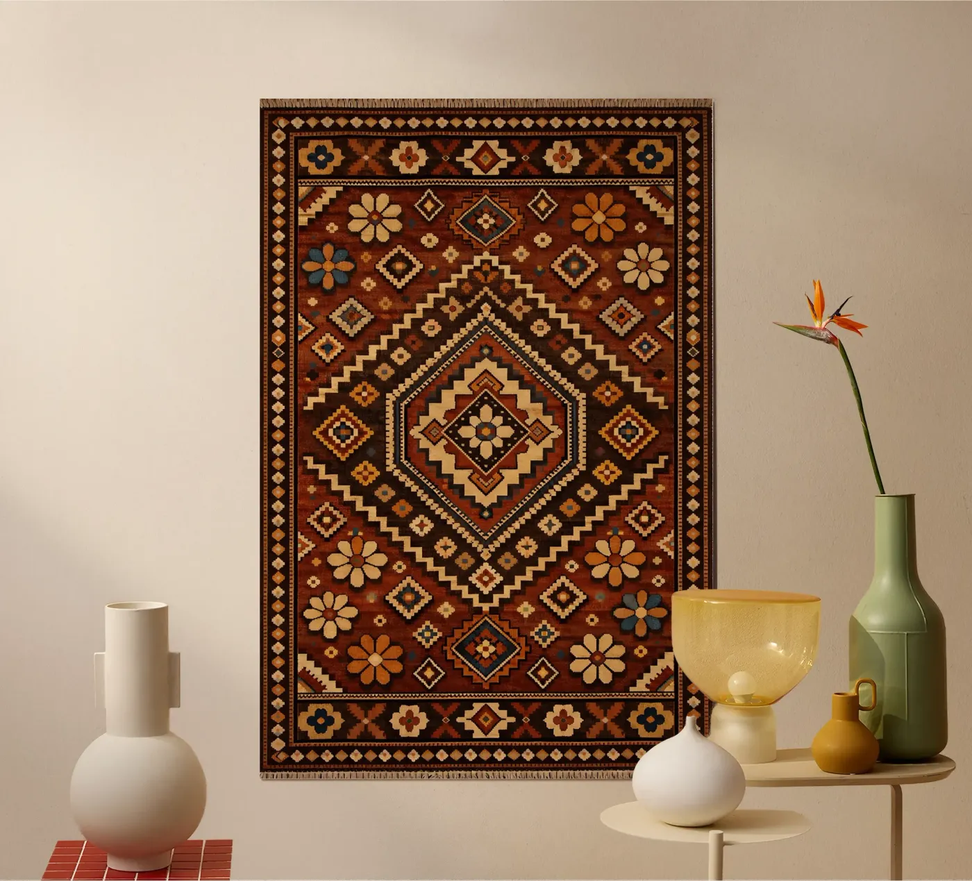 Nomadic Bloom poster by Persian Pattern Haus