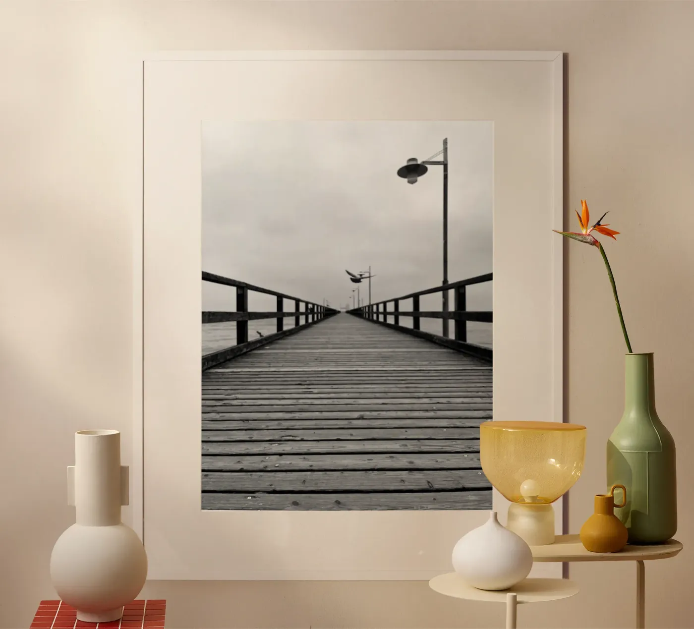 Endless calm series poster van JUNIQERIN photography by Dorothea Baur