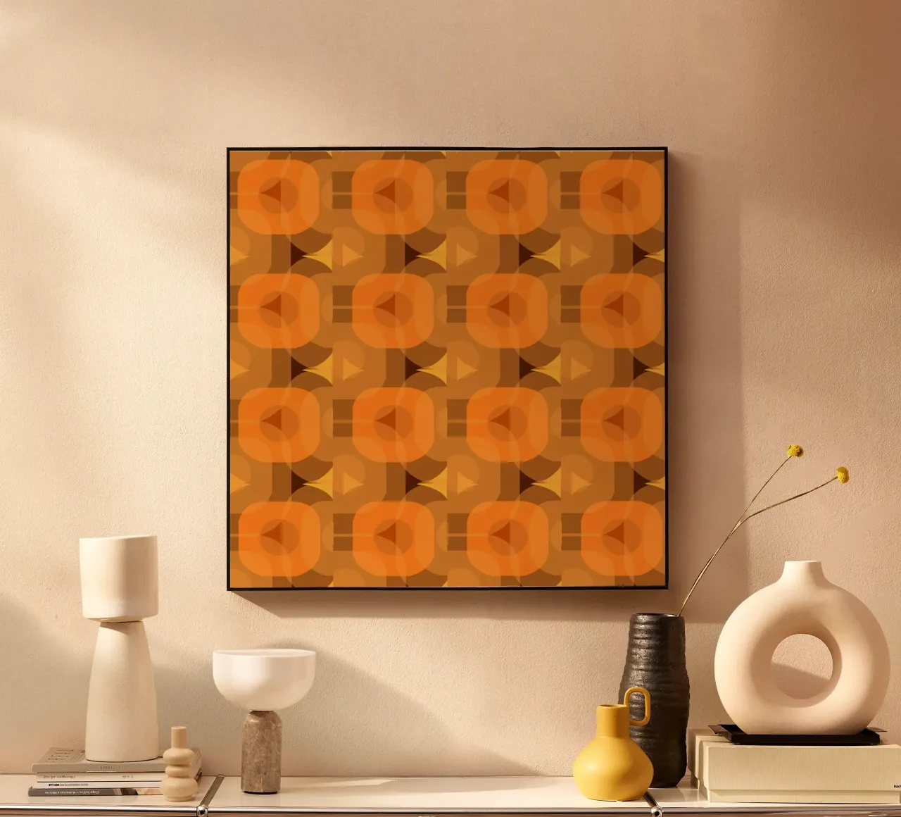 Design d'interni anni '70 alluminio dibond da LaylaOzHome