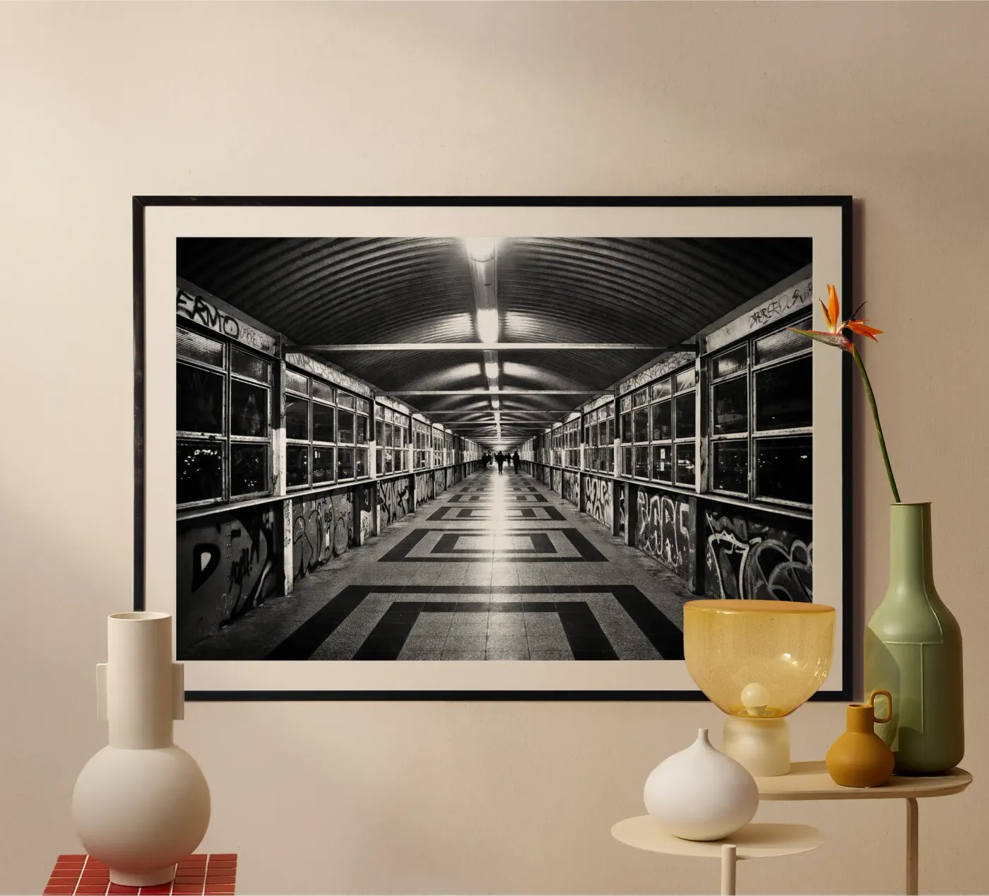Die Passage Poster von JUNIQERIN photography by Dorothea Baur