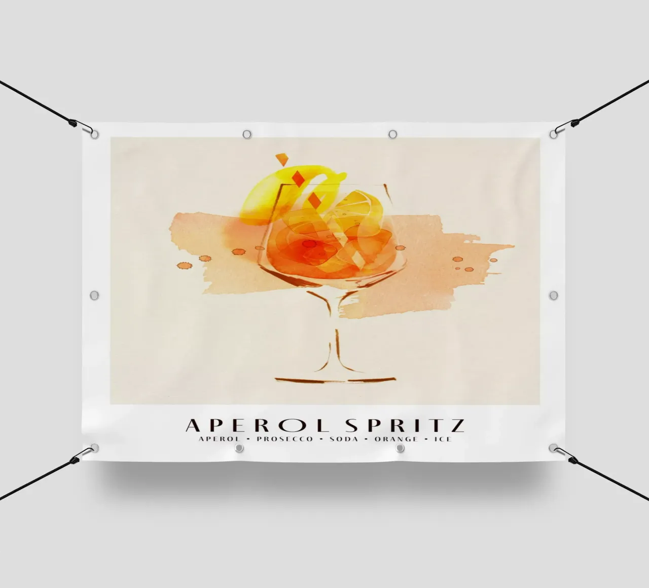 Aperol Spritz telo in pvc da Ekaterina Koroleva