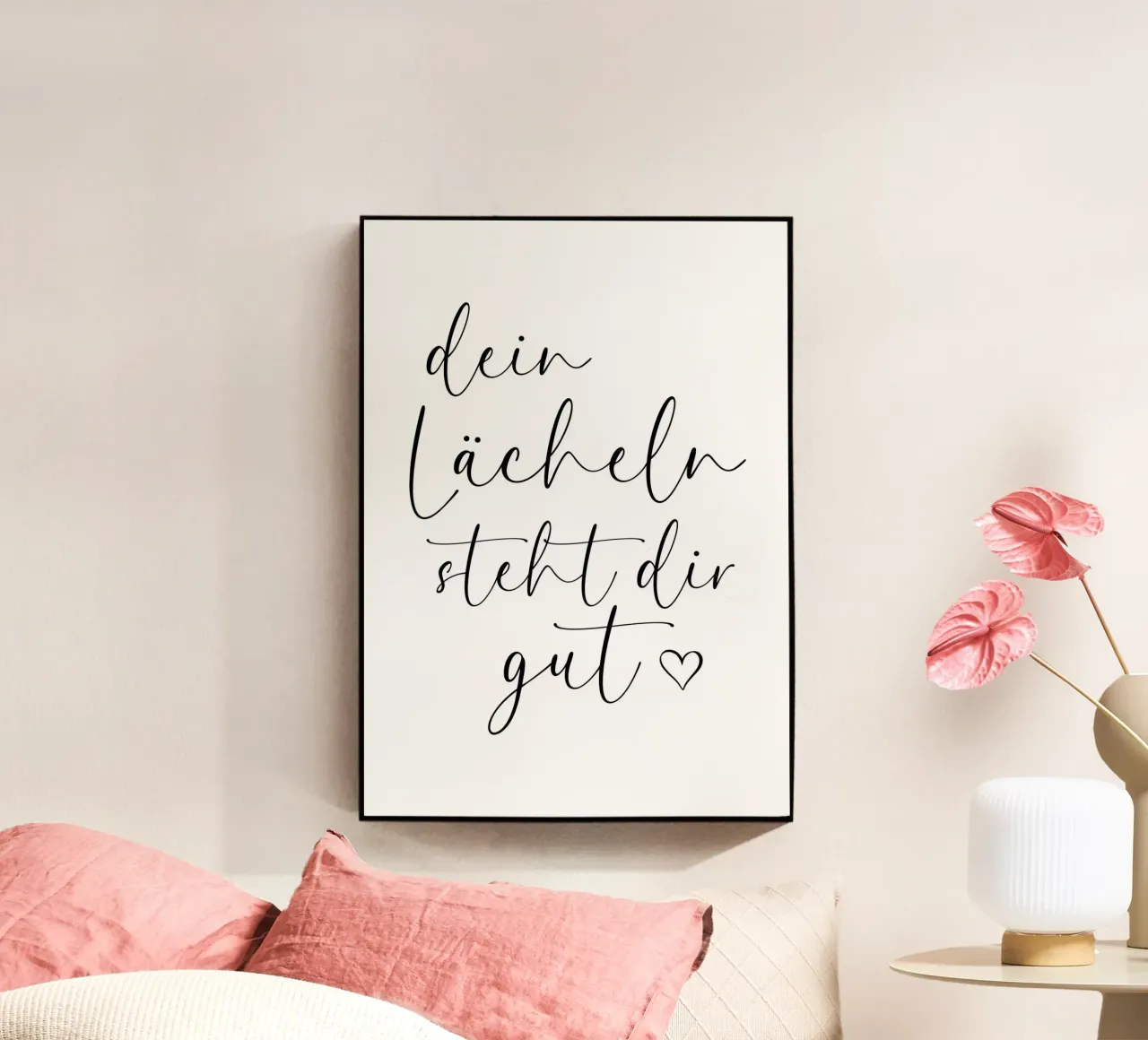 Dein Lächeln steht dir gut plexiglass da BAINAI