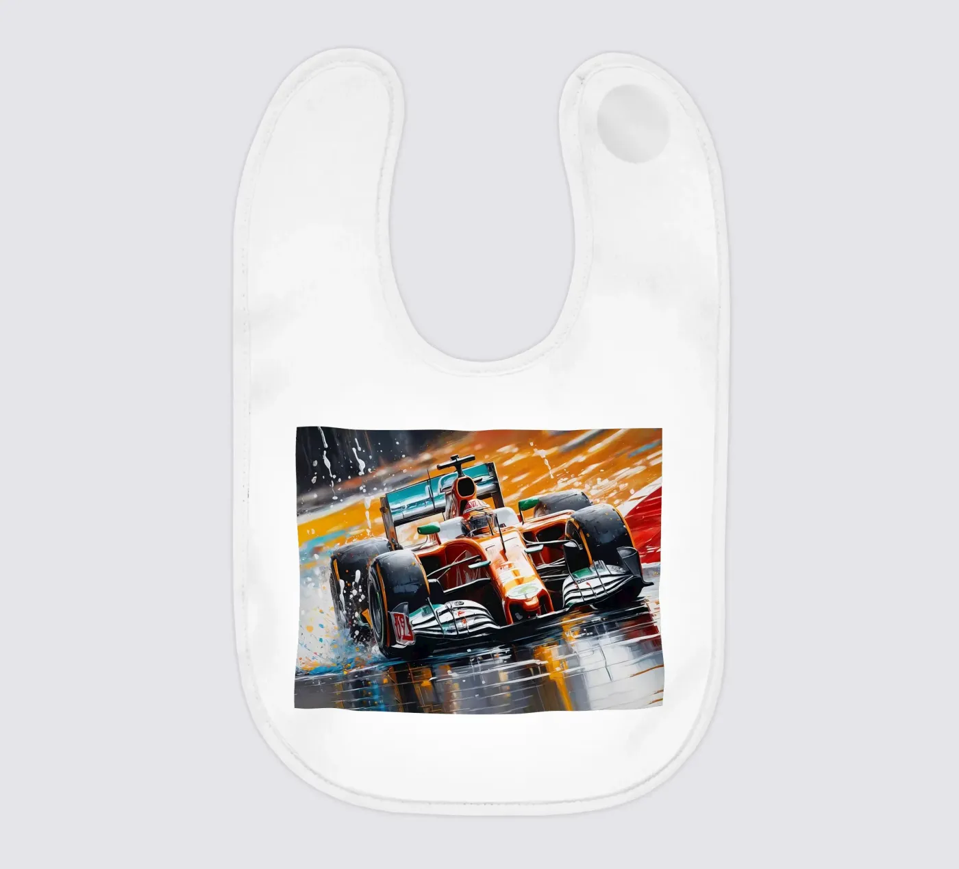 Formula 1 baby bib by 🎁 NOBELART
