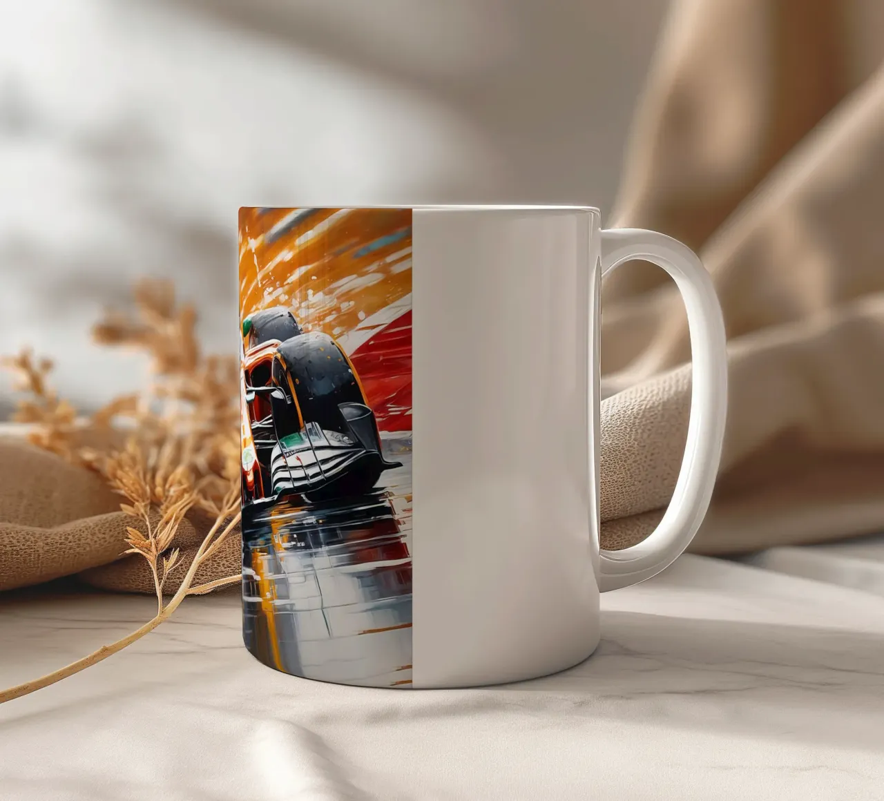 Formula 1 ceramic mug by ARTVI-SHOP
