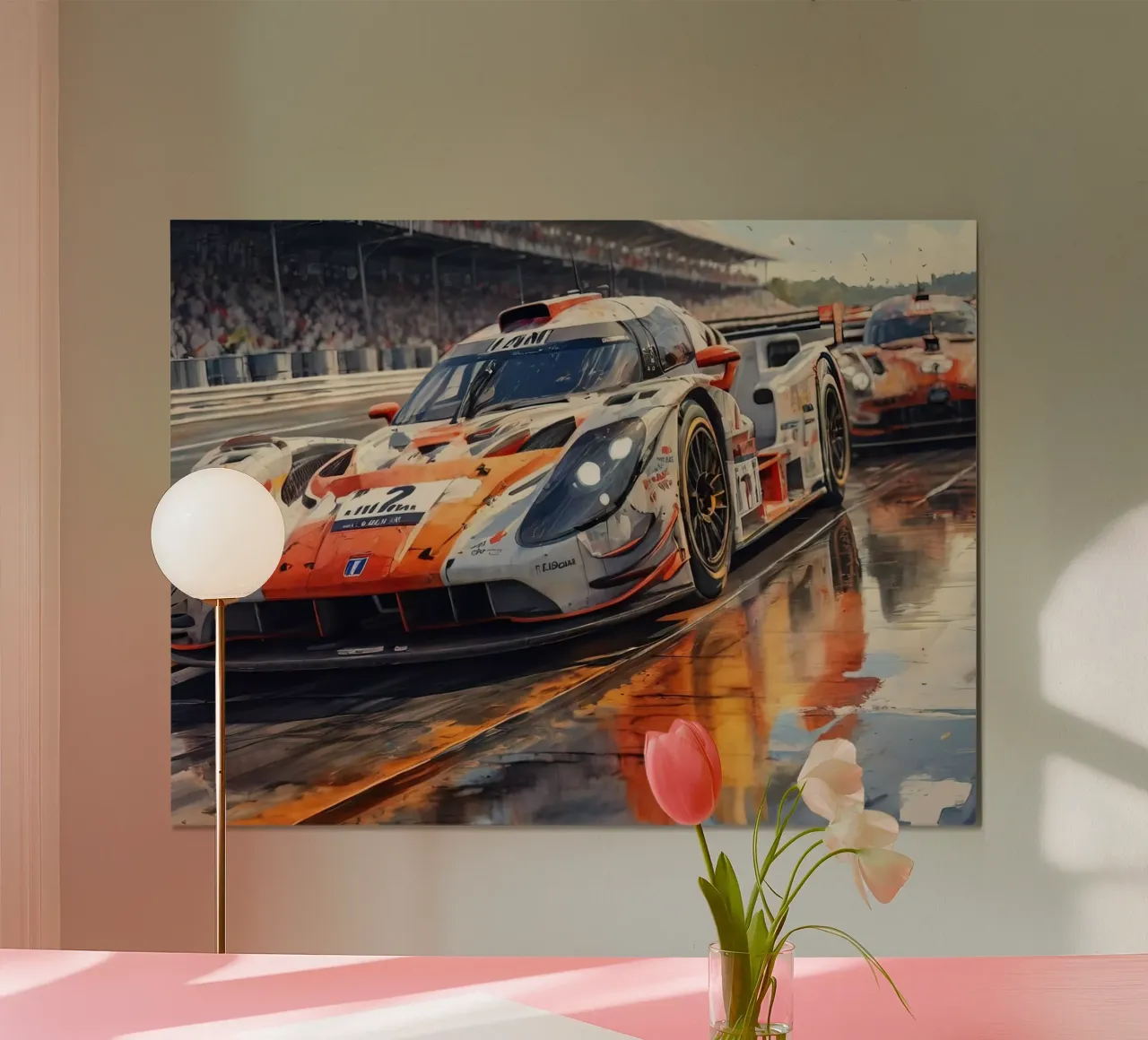 24 ore di lemans poster con telaio in plastica da 🎁 ARTVI-SHOP
