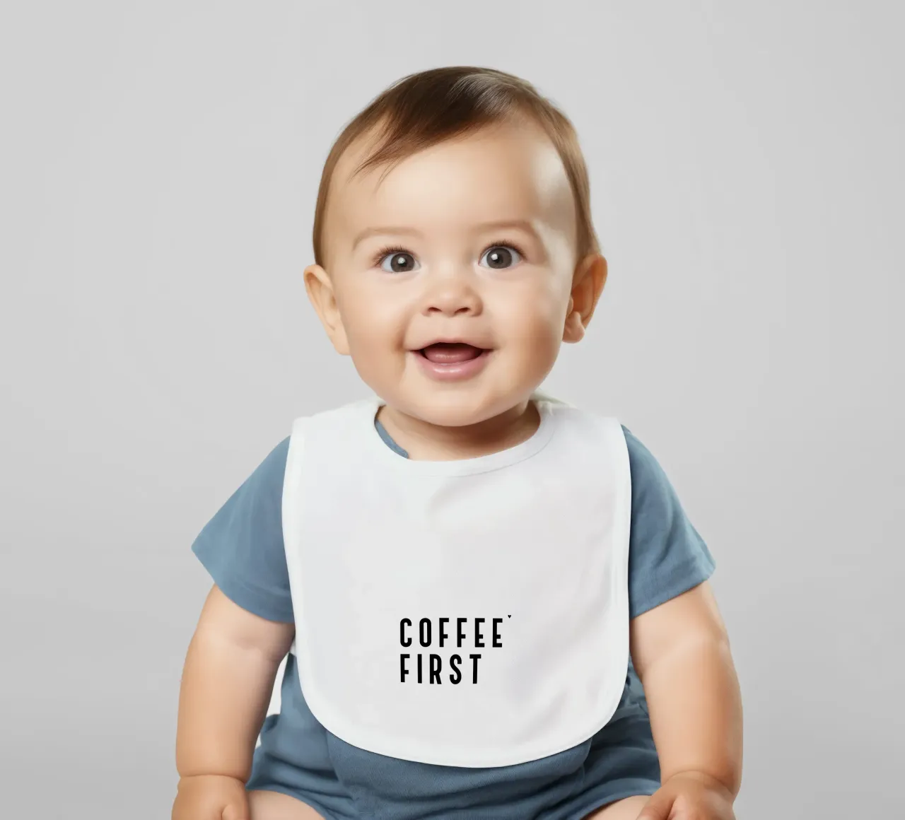 Coffee first bavaglino da typolover