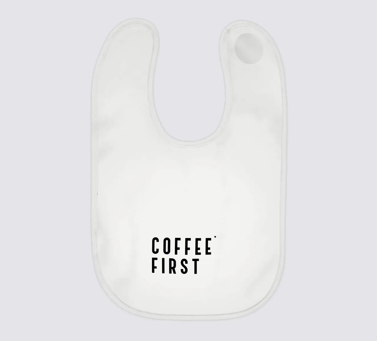 Coffee first bavaglino da typolover