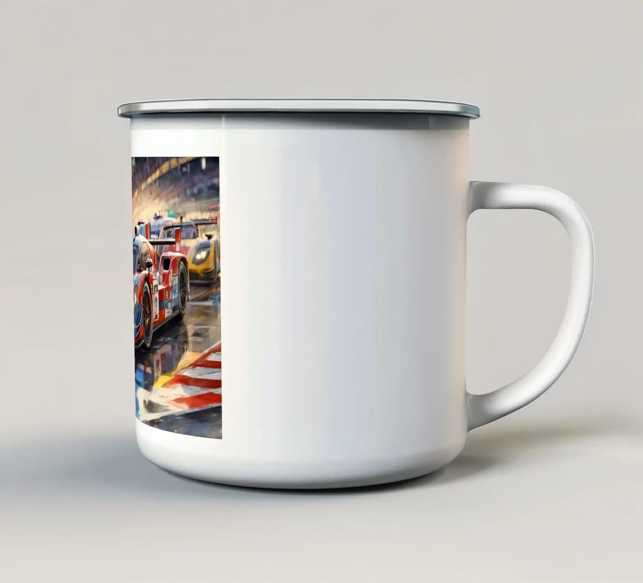 24 ore di lemans tazza in smalto da ARTVI-SHOP