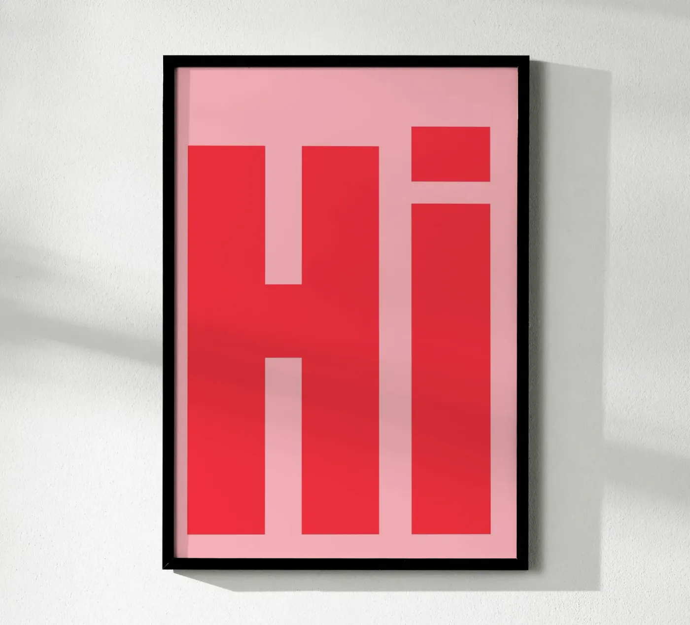 Big bold typography poster by AP WALL ART
