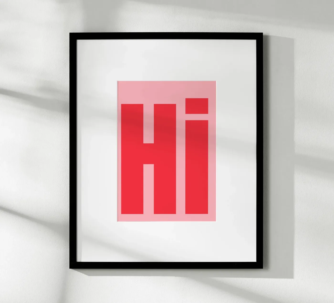Big bold typography poster by AP WALL ART