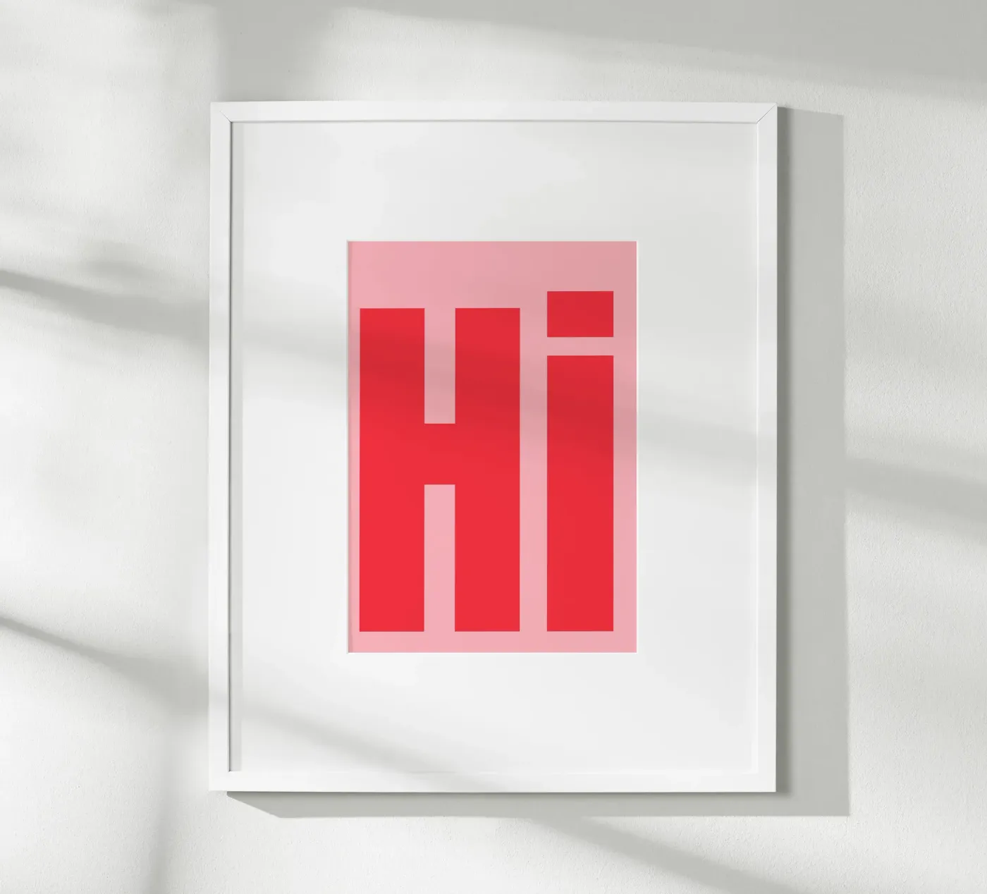 Big bold typography poster by AP WALL ART