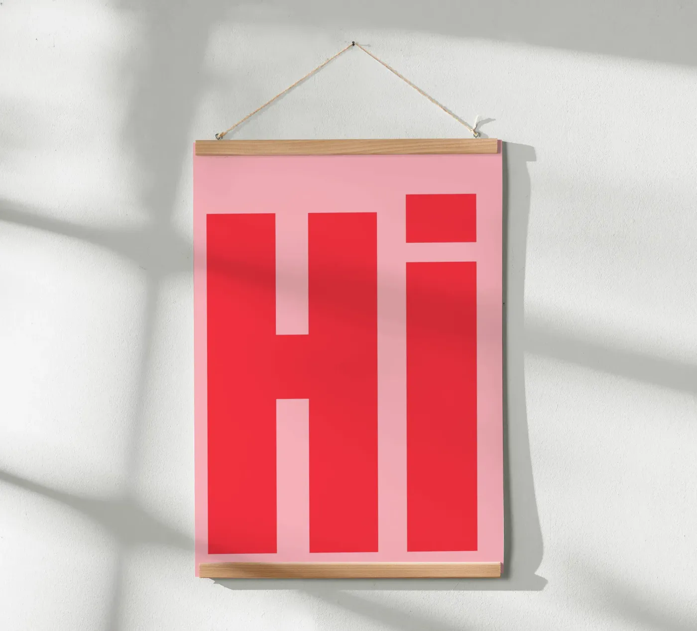 Big bold typography poster by AP WALL ART