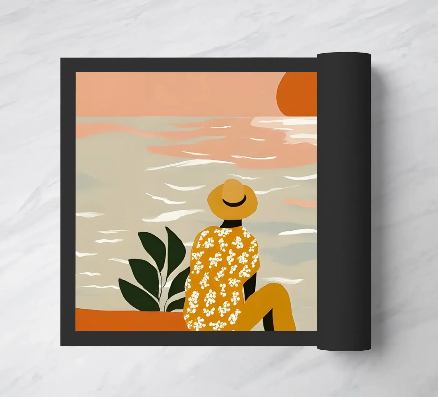 Calm Evening deurmat van Vibrant Berry Studio