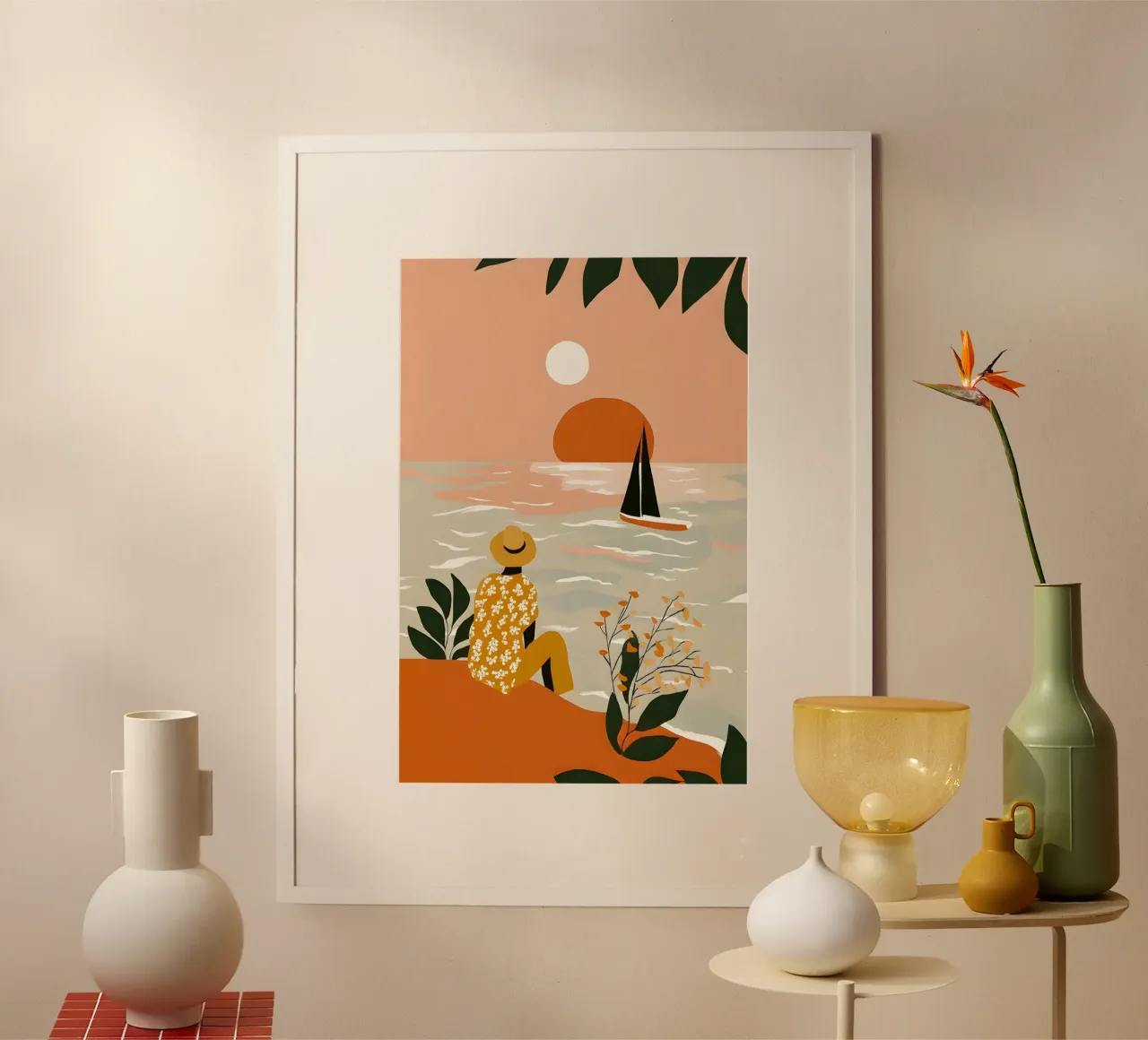 Calm Evening poster da Vibrant Berry Studio