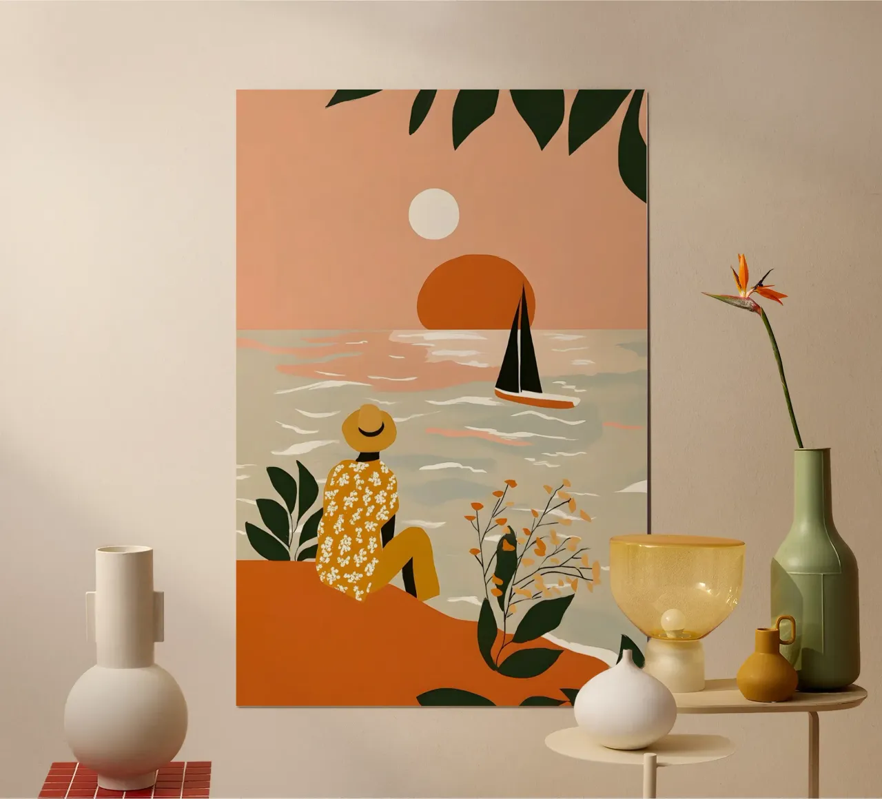 Calm Evening poster da Vibrant Berry Studio