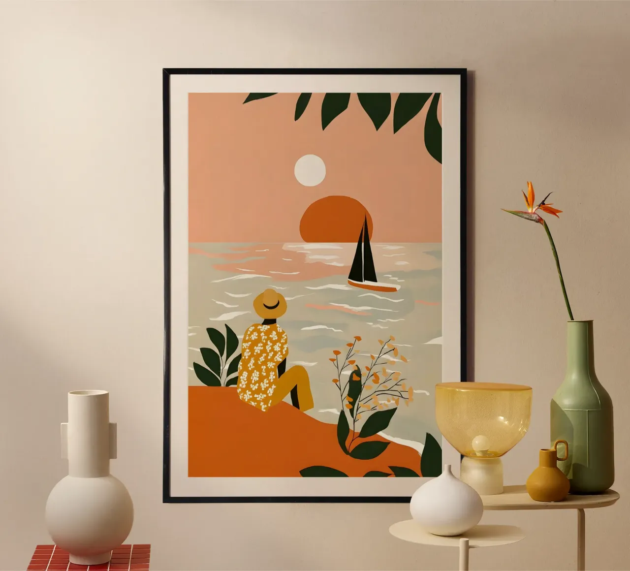 Calm Evening poster da Vibrant Berry Studio
