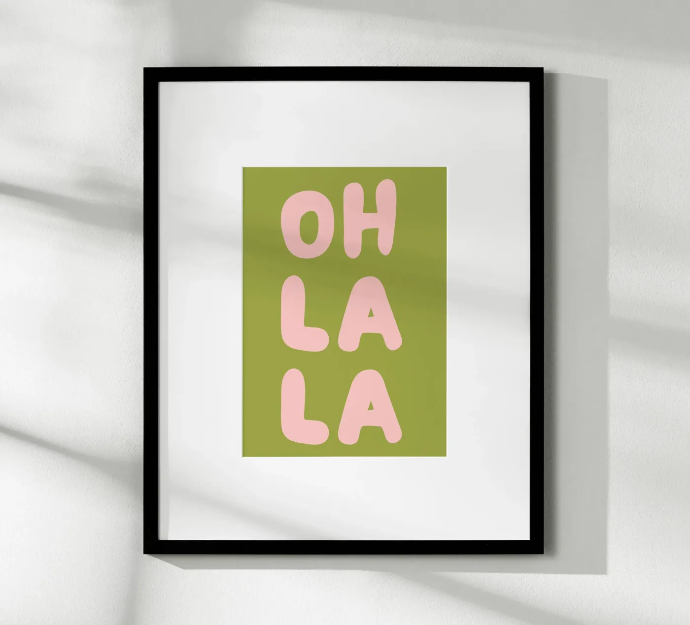 Tipografia a bolle eccentrica poster da AP WALL ART
