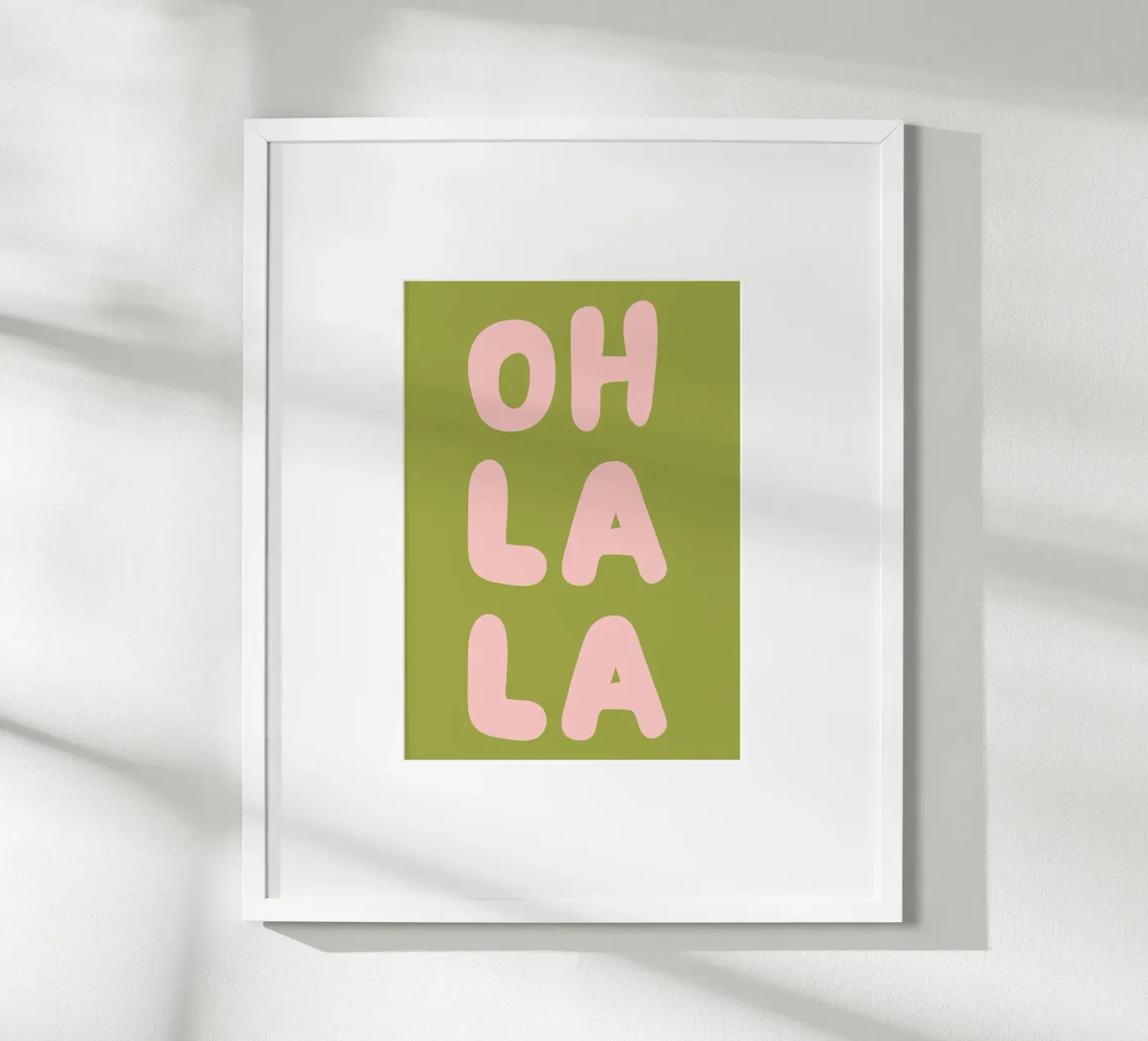 Tipografia a bolle eccentrica poster da AP WALL ART