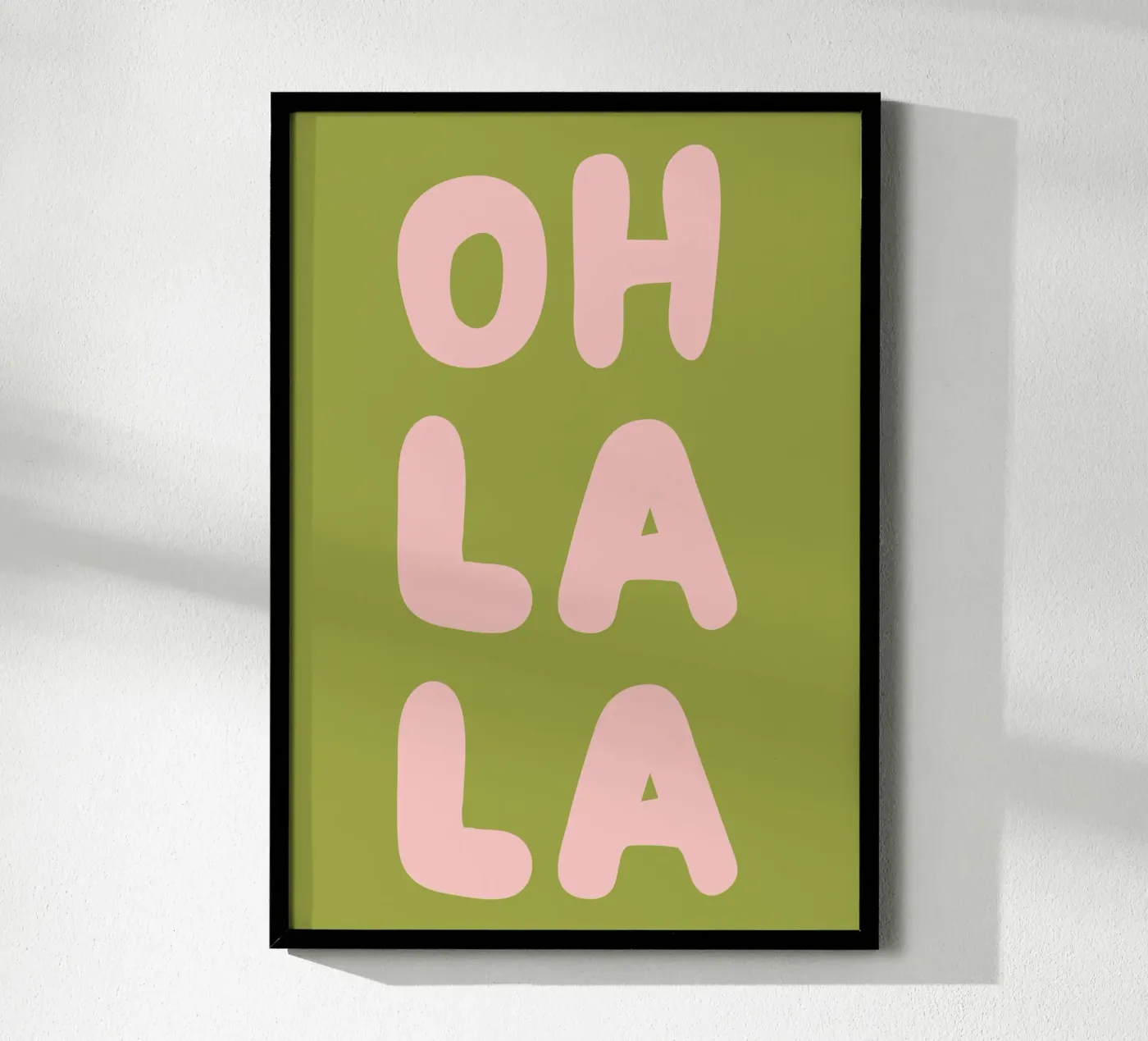 Tipografia a bolle eccentrica poster da AP WALL ART