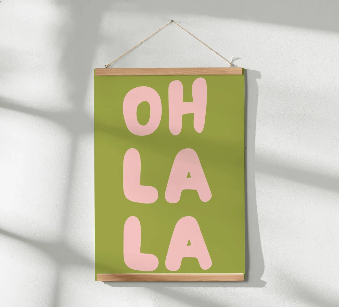 Tipografia a bolle eccentrica poster da AP WALL ART